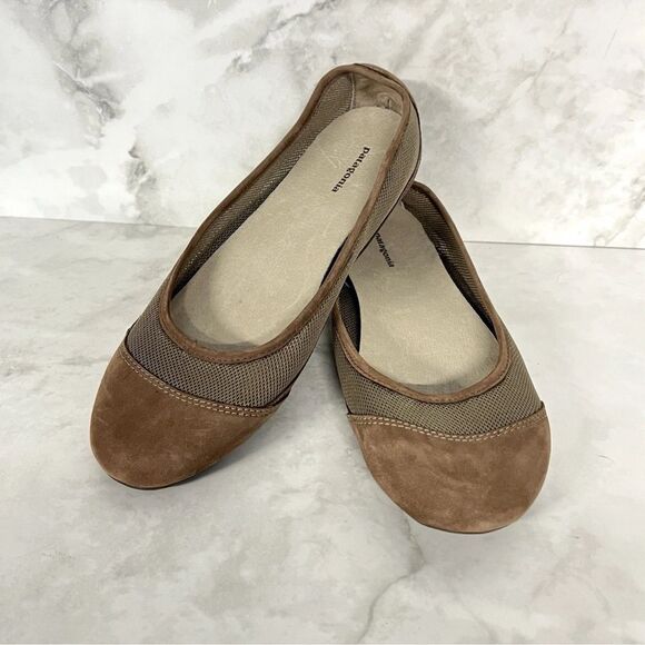 Patagonia Maha Breathe Flats Women’s US 6.5 Sable Brown Slip-On Eco Shoes - Picture 1 of 7